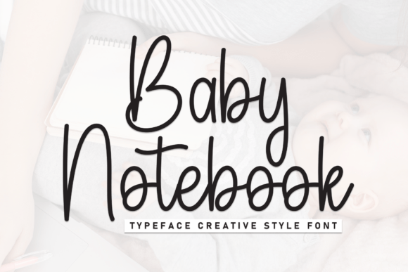 Baby Notebook: Elevating Design with Elegant Script Typography