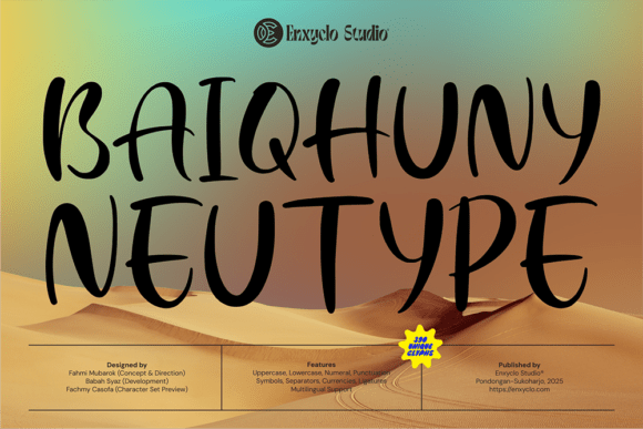 Baiqhuny: Elevating Design with Audacious Handwritten Typography