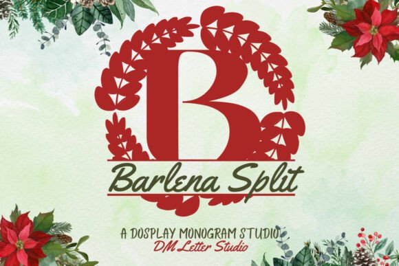 Barlena Split Monogram: Elevating Personalized Design Through Structural Typography