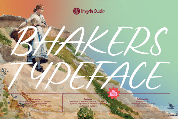 Bhakers: Dynamic Brush Font for Bold Branding
