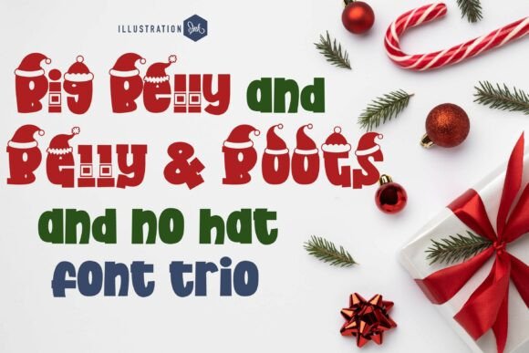 Big Belly Trio: A Versatile Font Family for Festive and Playful Design Projects