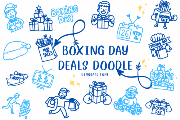 Boxing Day Deals Doodle: Festive Sale Graphics
