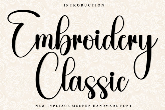 Capturing Holiday Magic: Why Embroidery Classic Is the Typeface for Festive Design