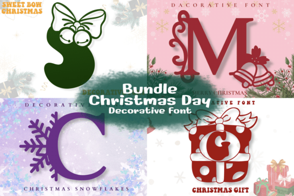 Christmas Day Bundle: Festive Typography