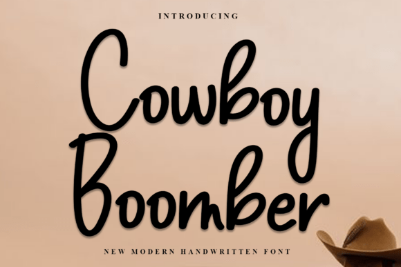 Cowboy Boomber: A Friendly Font for Creative Projects