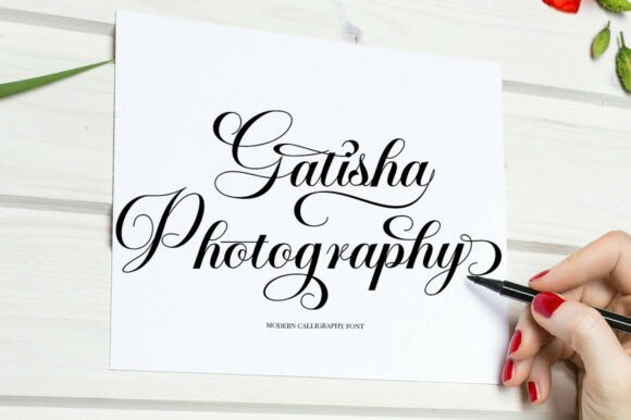 Elevating Design Projects with Gatisha Photography Calligraphy