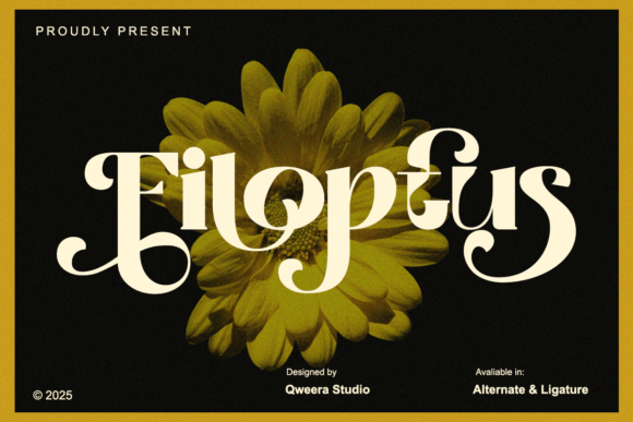 Filoptus: Integrating Elegant Modern Serif Typography into Professional Design Workflows