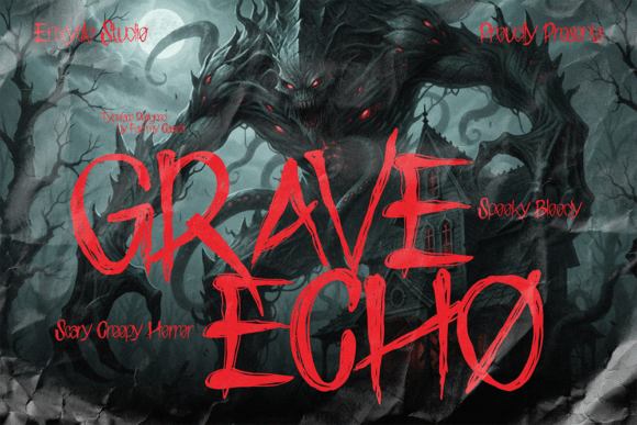 Grave Echo: Mastering the Art of Horror Typography in Modern Design