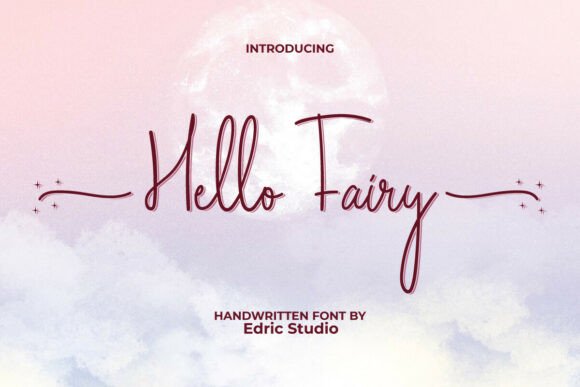 Hello Fairy Font: Whimsical Script for Elegant Designs