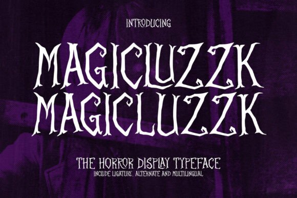 Magicluzzk: Evaluating a Gothic Display Typeface for Horror and Music Design