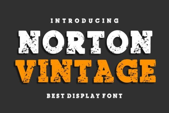 Norton Vintage: Elevating Modern Design with Bold Retro Typography