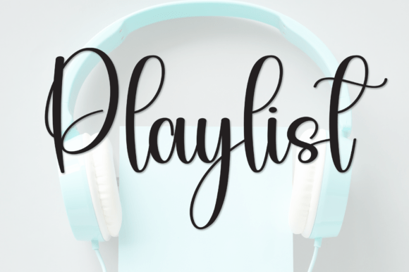 Playlist Font: Elevating Designs with Handwritten Charm