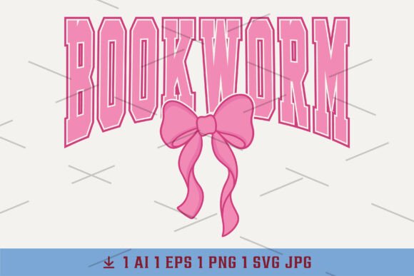 Preppy Bookish Coquette Design Assets