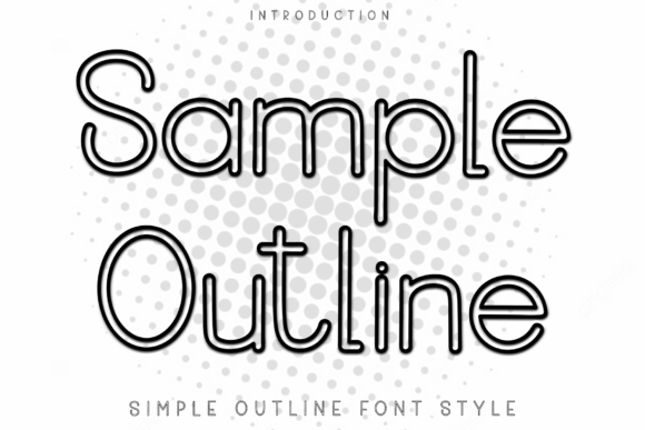 Sample Outline: A Guide to Playful, Hand-Drawn Typography