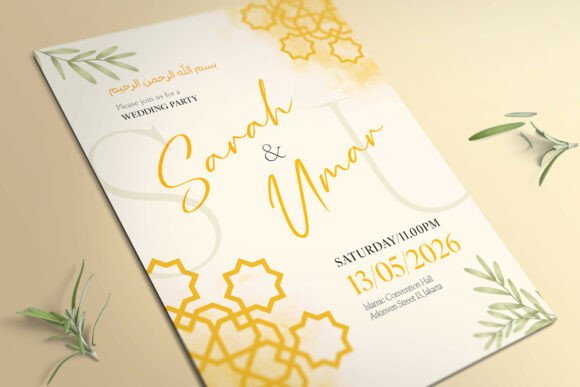 The Art of the Islamic Wedding Invitation: Merging Geometric Tradition with Modern Design