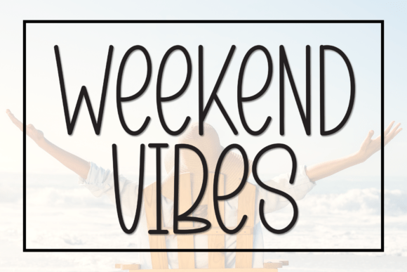 Weekend Vibes: Strategic Application of Handcrafted Typography in Brand Communication