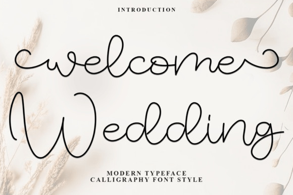 Welcome Wedding: Festive Typography for Holiday Design